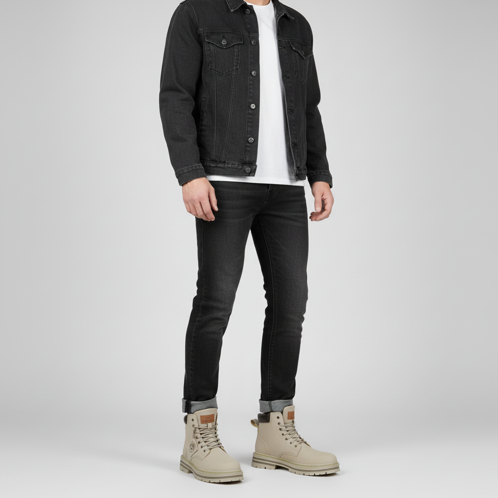 Leandro Zapatos Hombre Invierno – Botas Antideslizantes Impermeables con Soporte y Comodidad