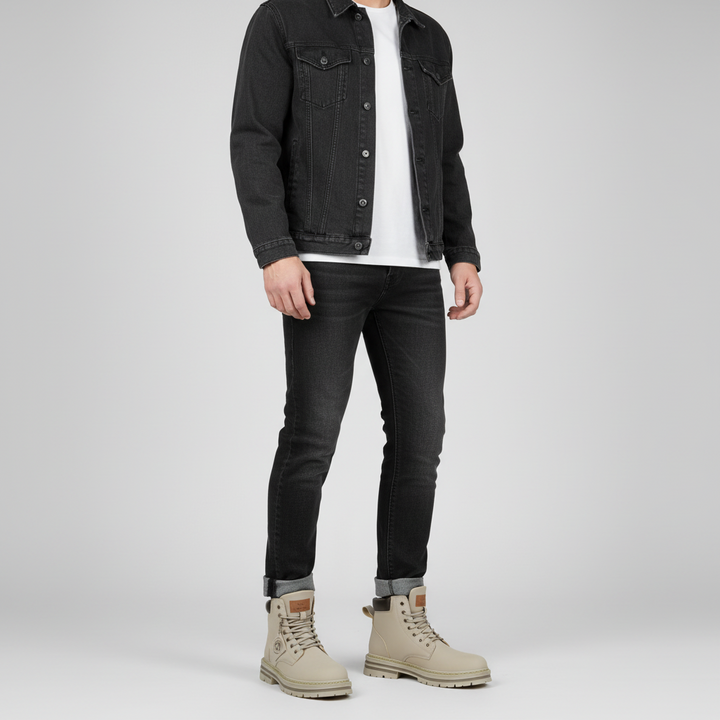 Leandro Zapatos Hombre Invierno – Botas Antideslizantes Impermeables con Soporte y Comodidad