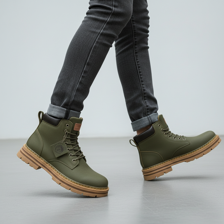 Leandro Zapatos Hombre Invierno – Botas Antideslizantes Impermeables con Soporte y Comodidad