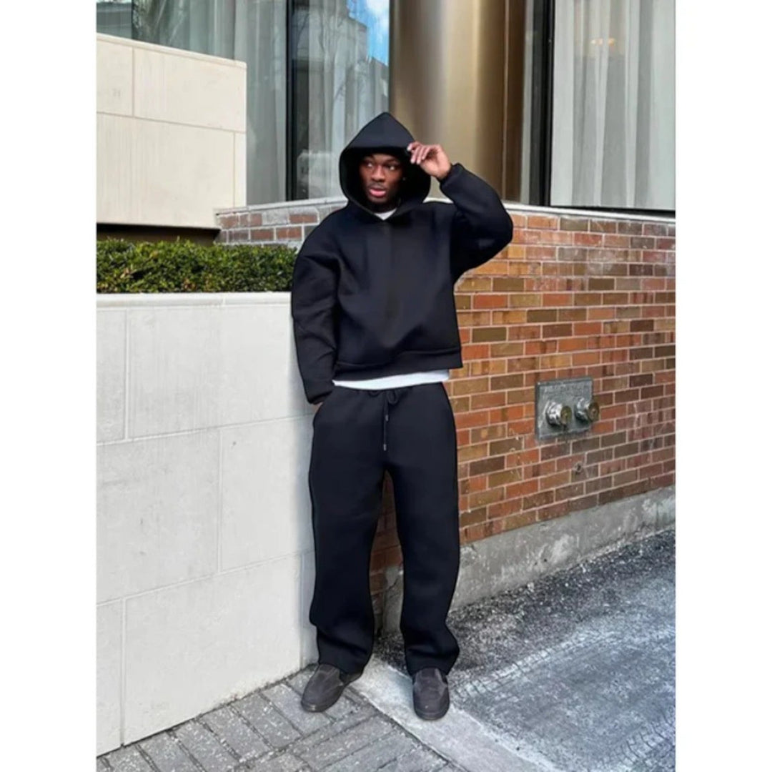Jason | Set Casual Con Cappuccio A Due Pezzi | Oversize