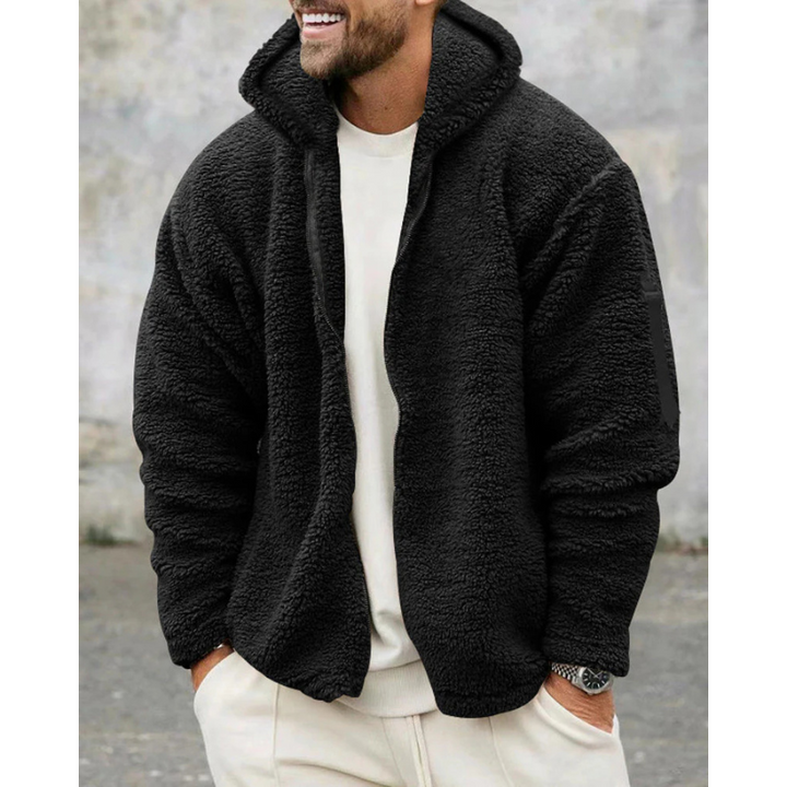 Finley Glacier Thermo-Shirt mit Reißverschluss für Herren – Warmer Kapuzenpullover mit weichem Futter