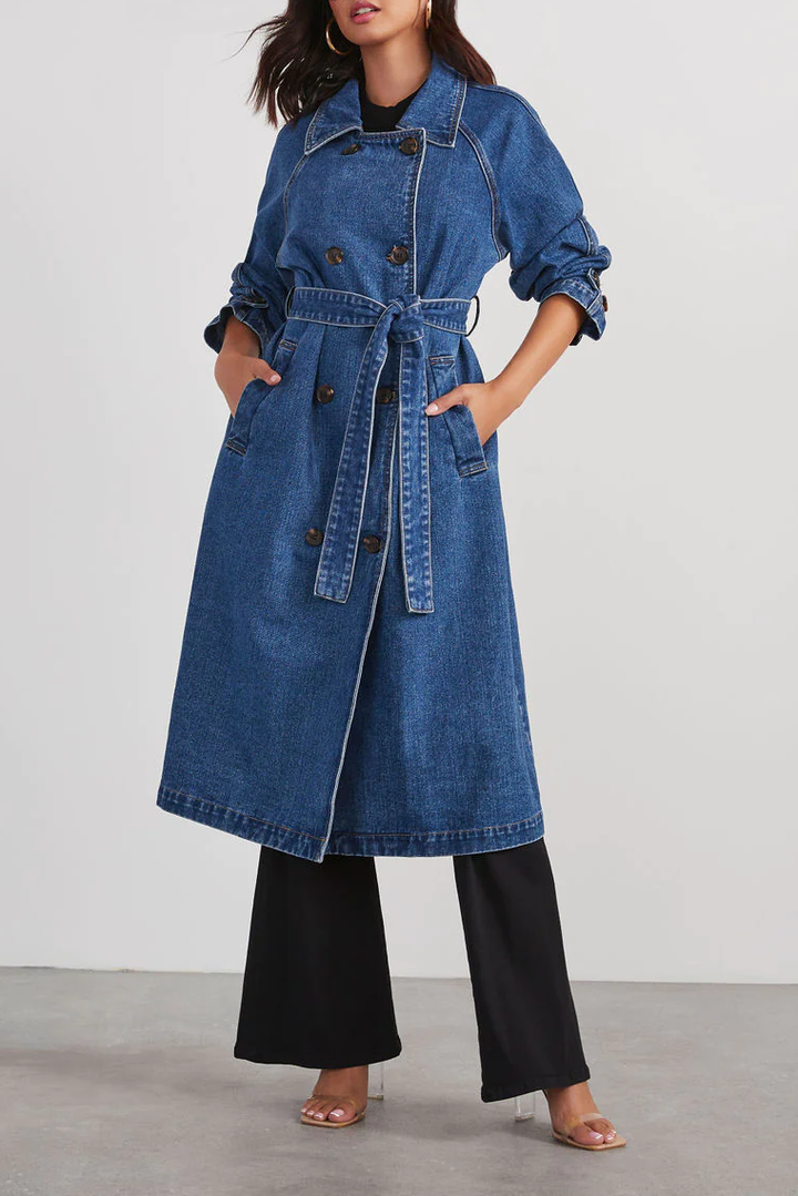 Trench en jean pour femme | Longue