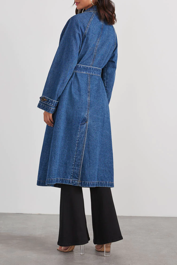 Trench en jean pour femme | Longue