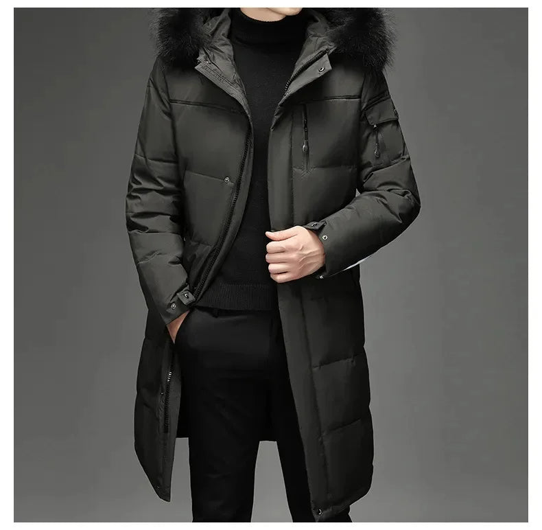 Jamir Men's Parka – Water-Repellent Winter Jacket with Hood