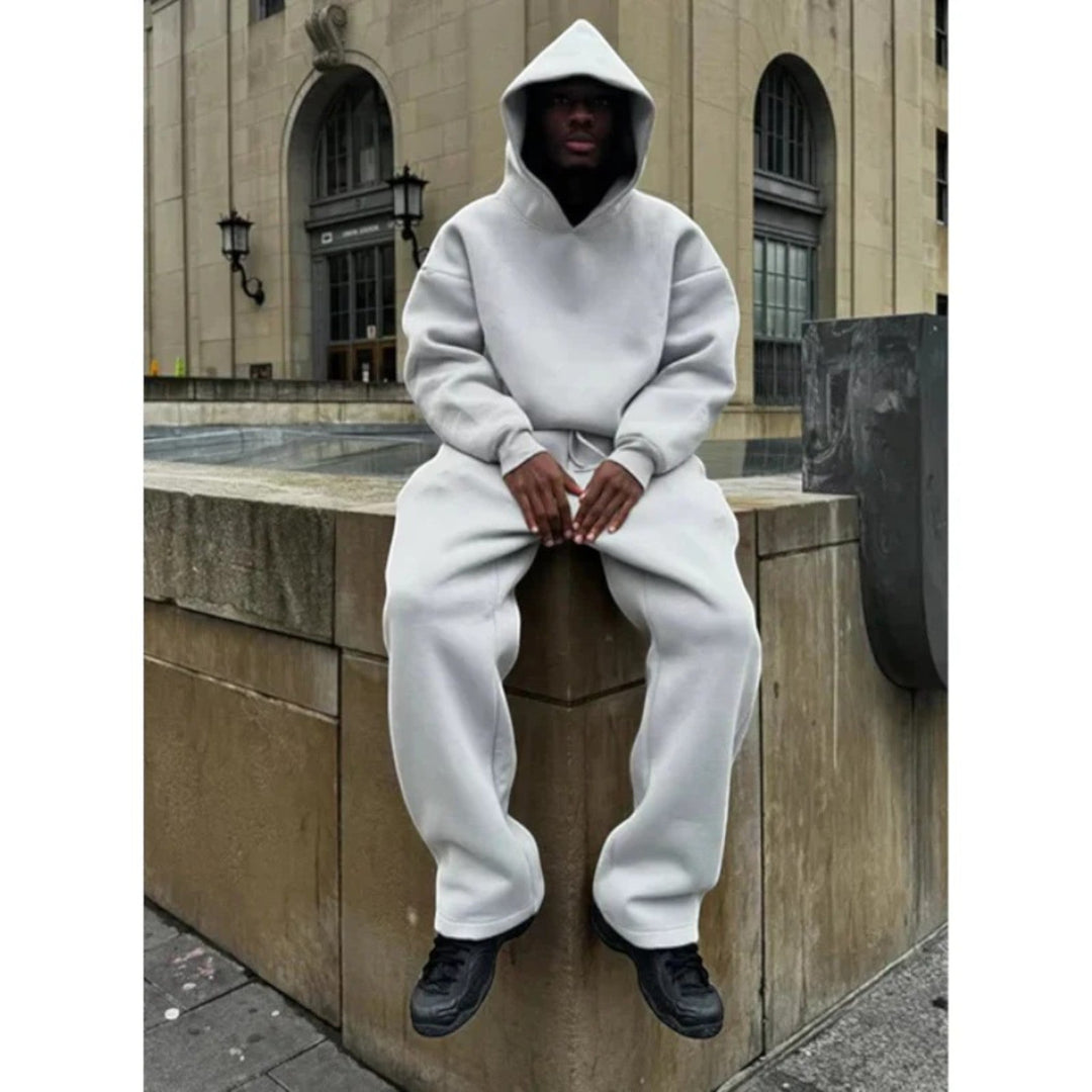 Jason | Set Casual Con Cappuccio A Due Pezzi | Oversize