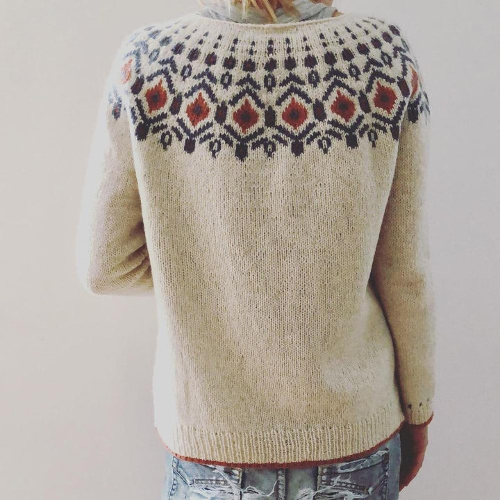 Women's Knitted Sweater With Long Sleeves | Winter