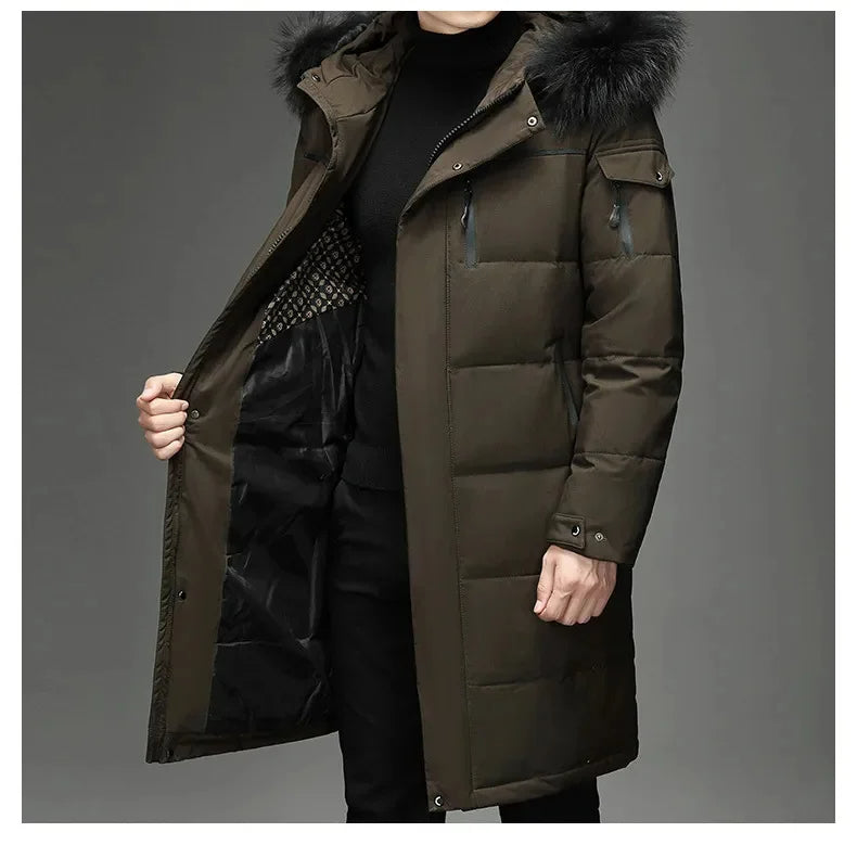 Jamir Men's Parka – Water-Repellent Winter Jacket with Hood