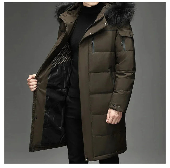 Jamir Men's Parka – Water-Repellent Winter Jacket with Hood