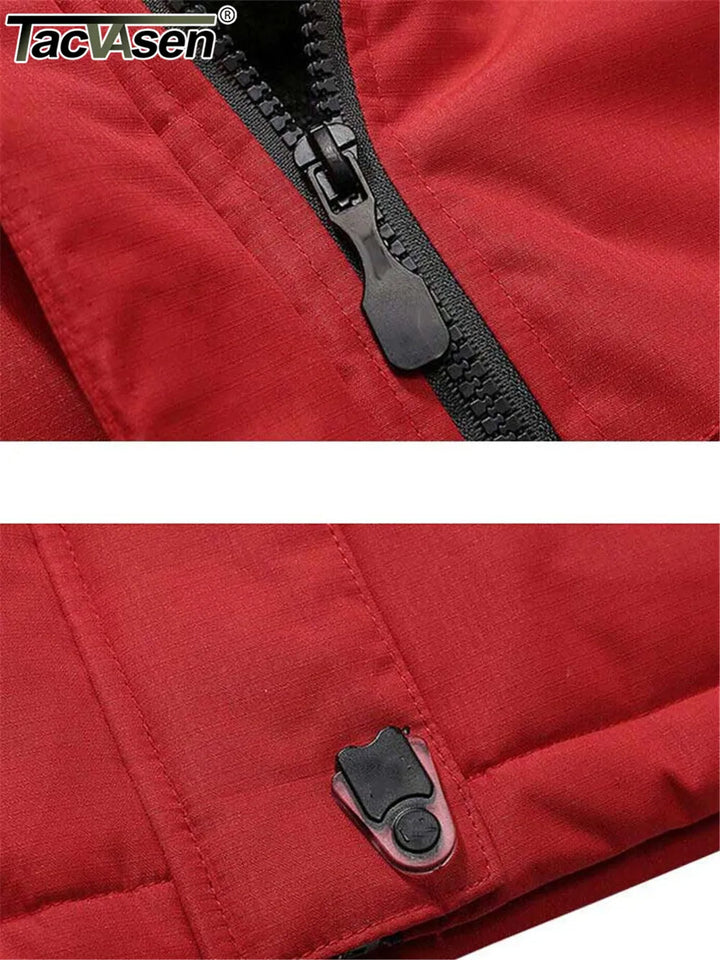 Parka Jaden para Hombre – Chaqueta Invernal Caliente con Capucha Desmontable