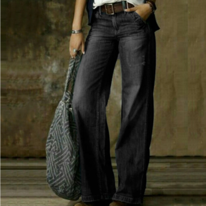 High Waist Women's Jeans | Wide Leg