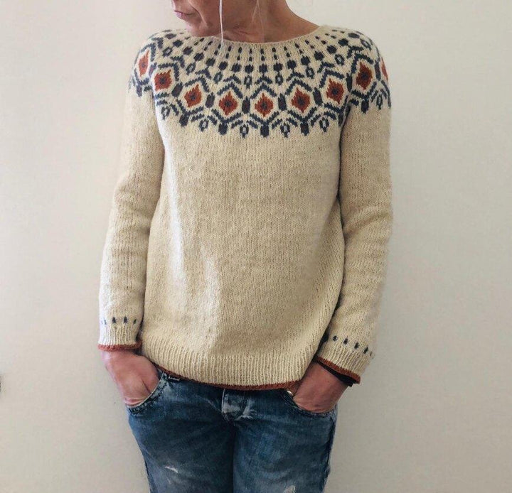 Women's Knitted Sweater With Long Sleeves | Winter