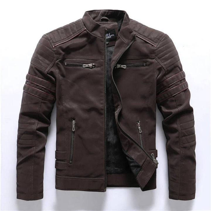 Noah | Chaqueta de Moto Elegante para Hombre | Cremallera