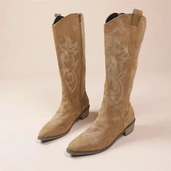 Női magas cowboy csizmák | Téli