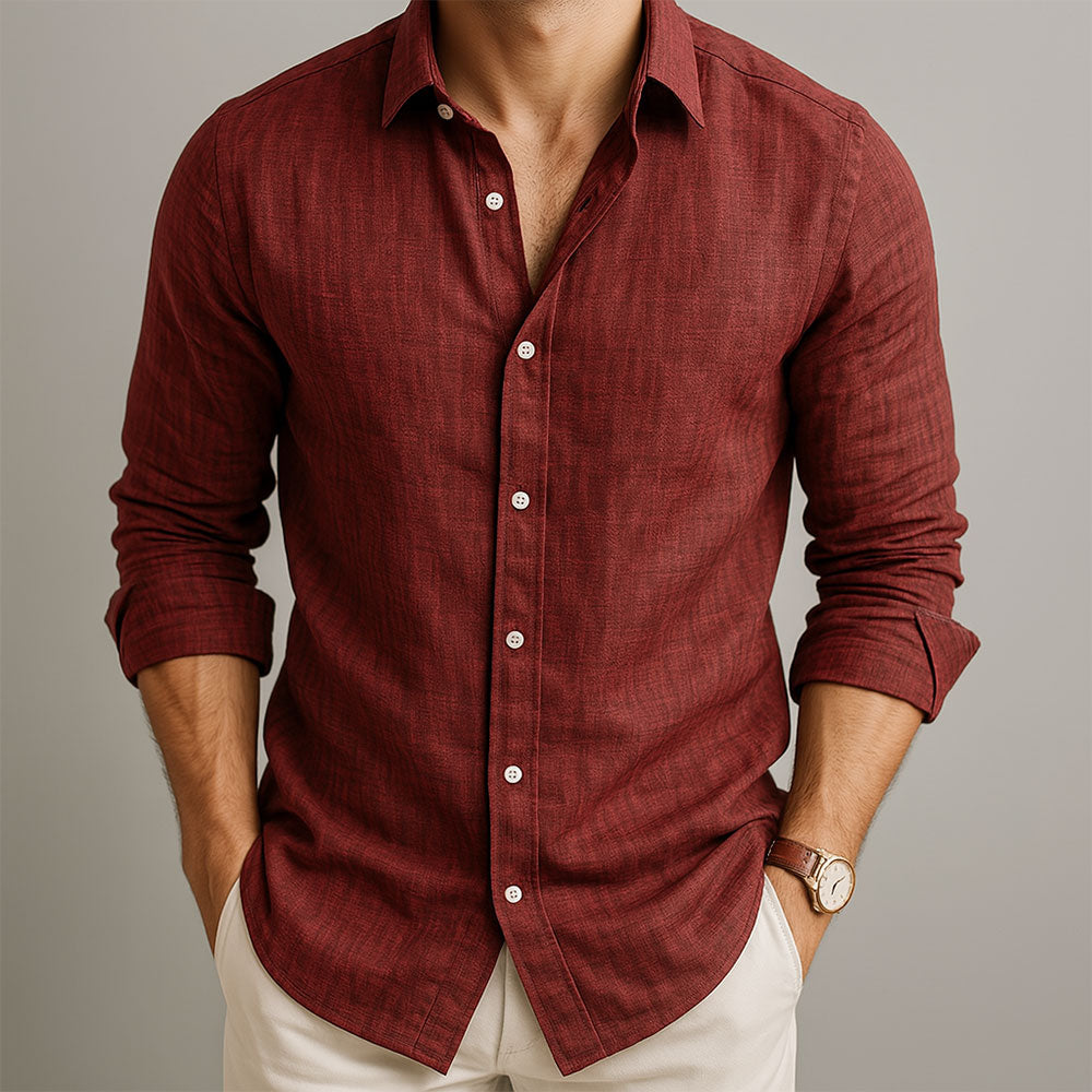 Classic Men's Long Sleeve Shirt | Casual