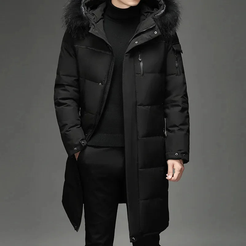 Jamir Men's Parka – Water-Repellent Winter Jacket with Hood