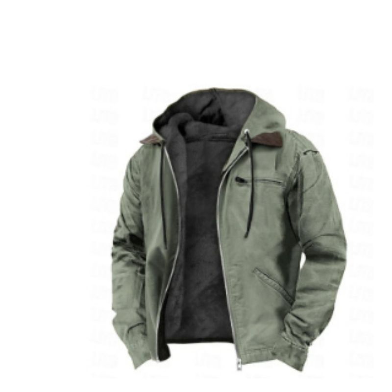 Veste d'hiver à capuche pour homme | Manches longues