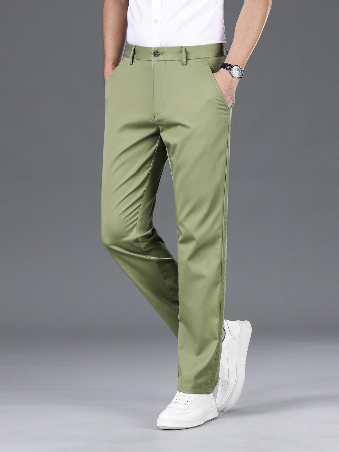 Pantalone Leggermente Elasticizzato Da Uomo | Formale
