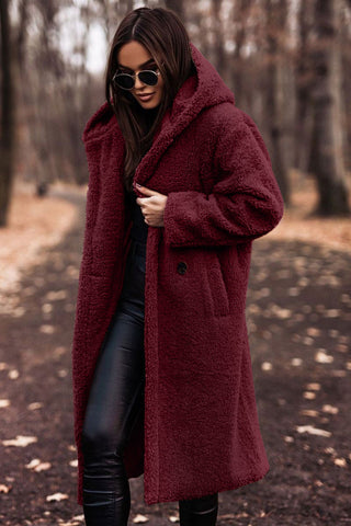 Clementine Abrigo Teddy Mujer Largo – Cálido, Elegante y de Ecopiel