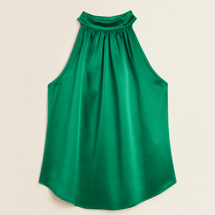 Amanda | Summer Blouse with Halter Neck for Women | Sleeveless