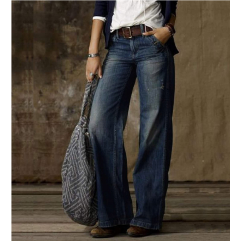 High Waist Women's Jeans | Wide Leg