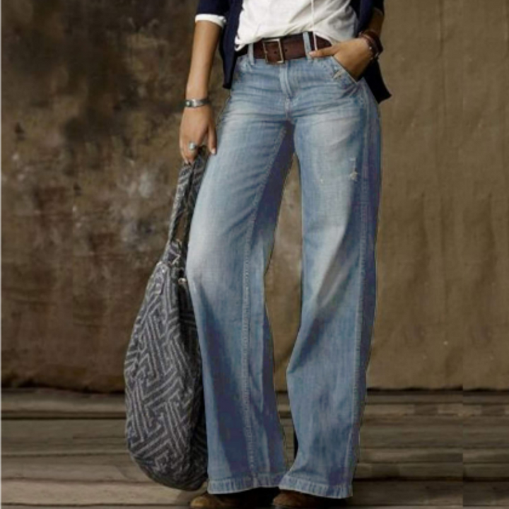 High Waist Women's Jeans | Wide Leg