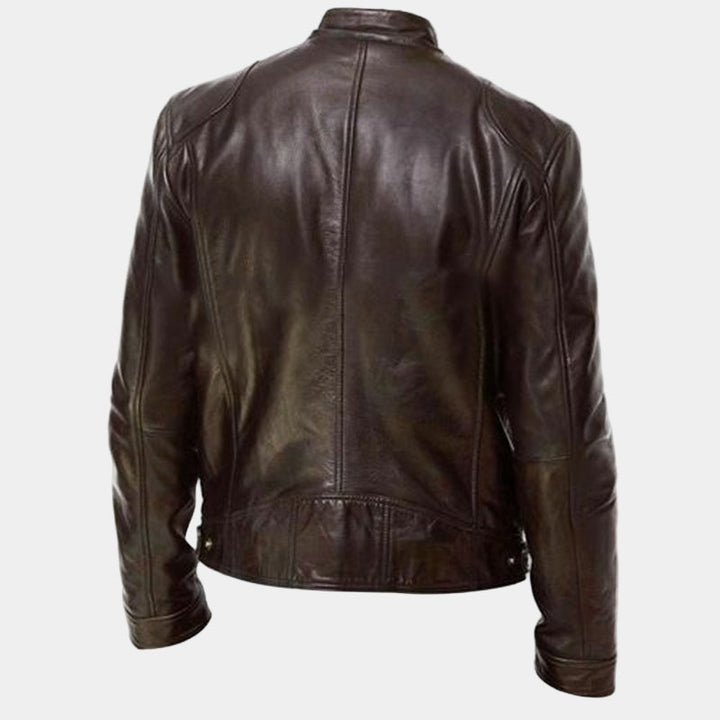 Jamme Chaqueta de Piel para Hombre – Diseño Resistente, Ajuste Cómodo y Estilo Versátil