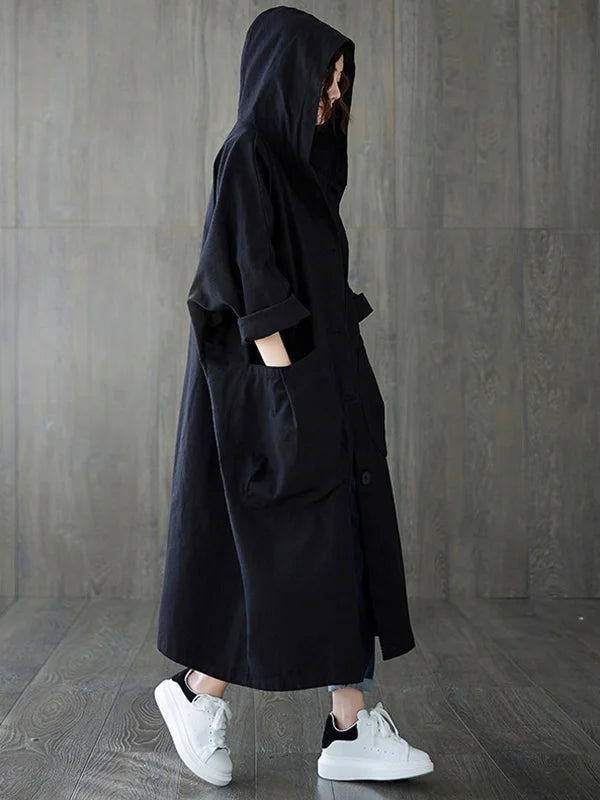 Jane Mantello Oversize Women's Hoodie – Elegant, Flowing, and Warm