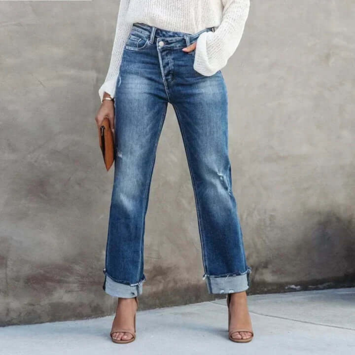 Anaëlle | Jeans Alla Moda pour Femme | Taille Haute