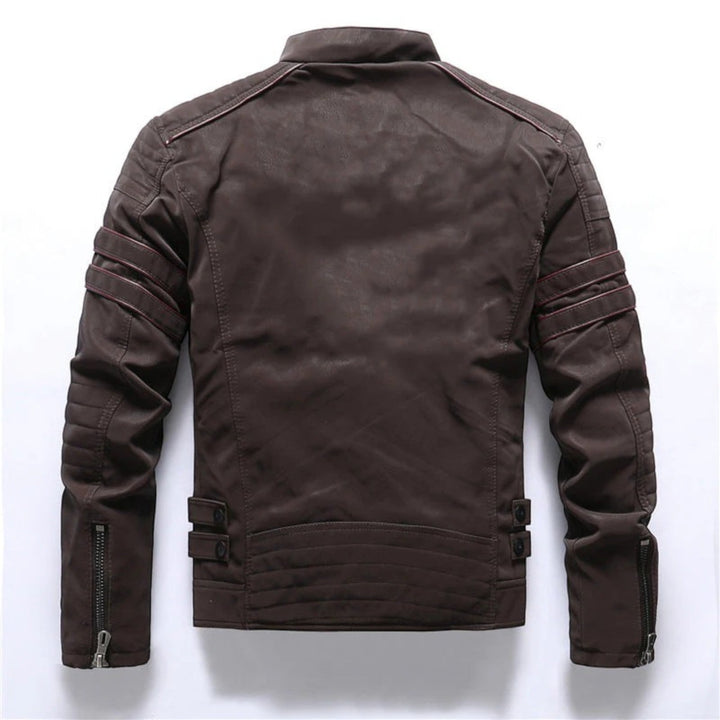 Noah | Chaqueta de Moto Elegante para Hombre | Cremallera