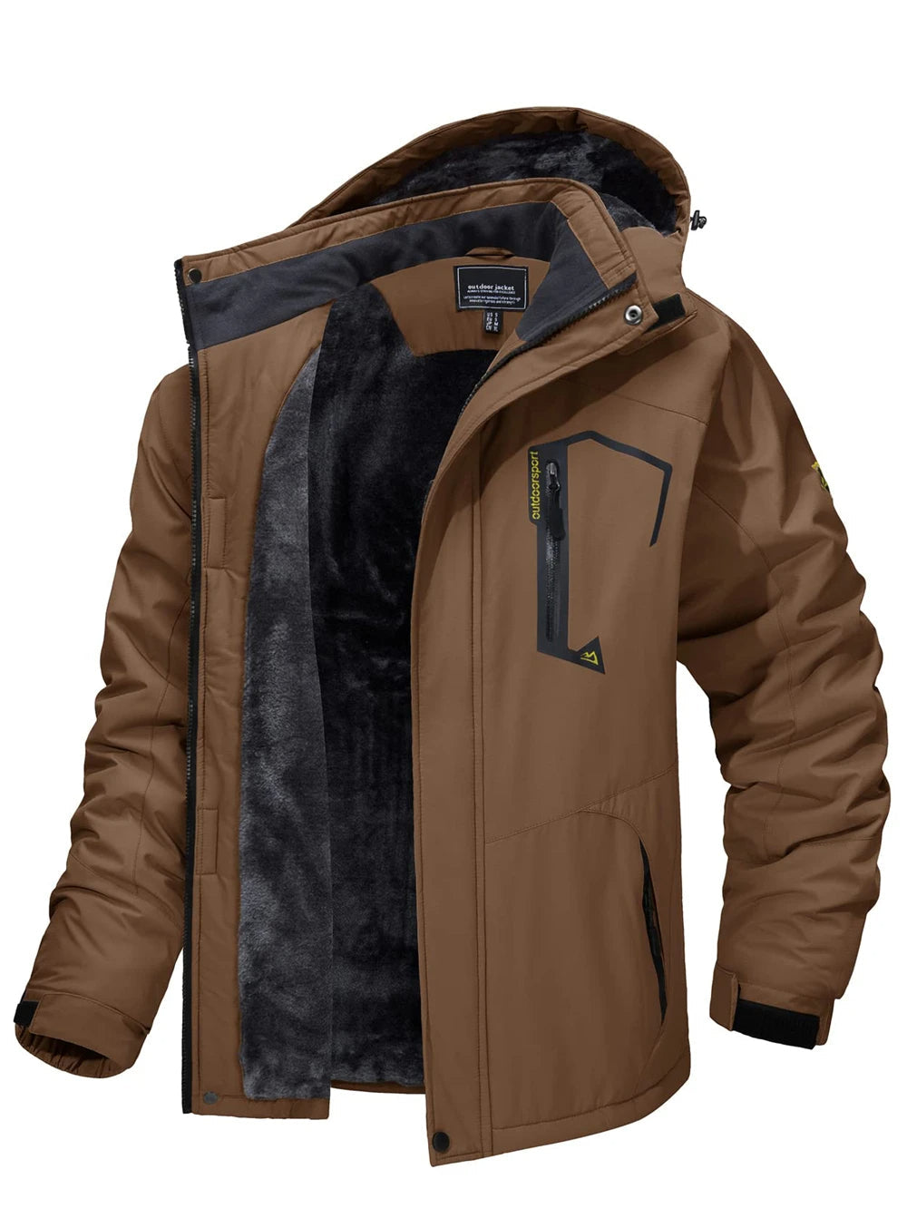 Parka Jaden para Hombre – Chaqueta Invernal Caliente con Capucha Desmontable