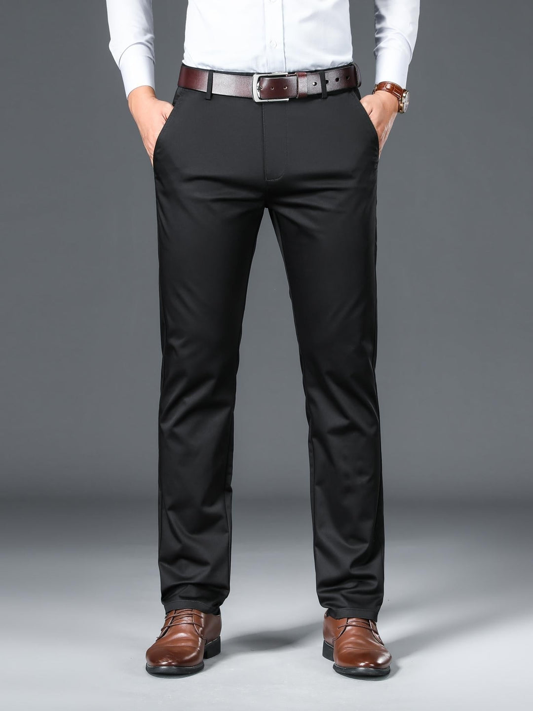 Pantalone Leggermente Elasticizzato Da Uomo | Formale
