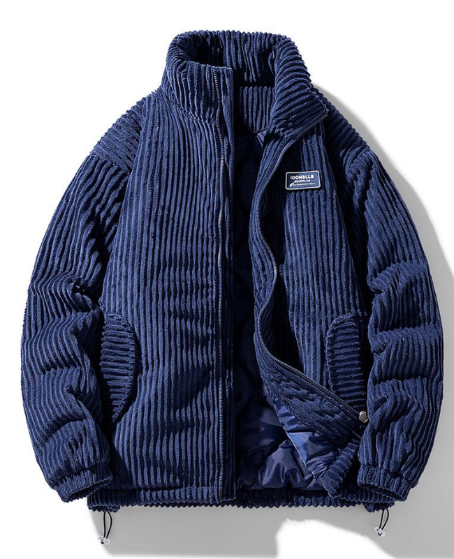 Vion Veste Homme en Velours Côtelé – Veste Chaude Slim Fit avec Design Élégant et Moderne