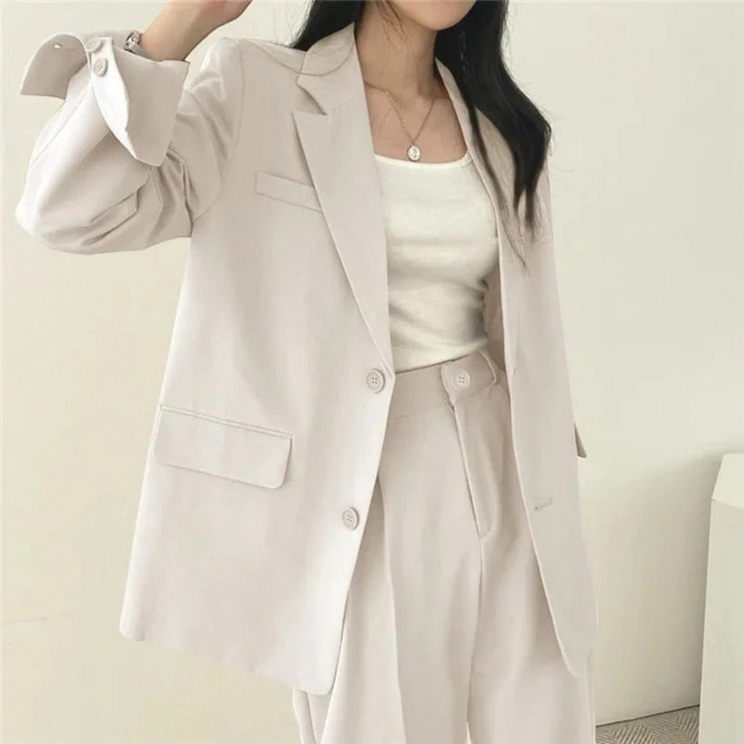 Yasmine | Dámsky oversize casual blejzer komplet