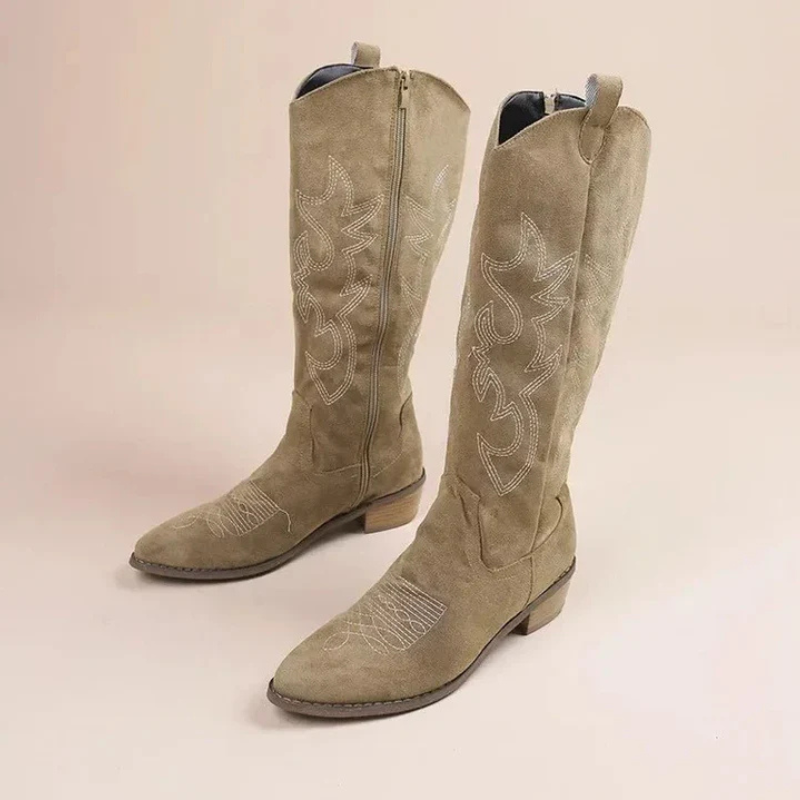 Női magas cowboy csizmák | Téli
