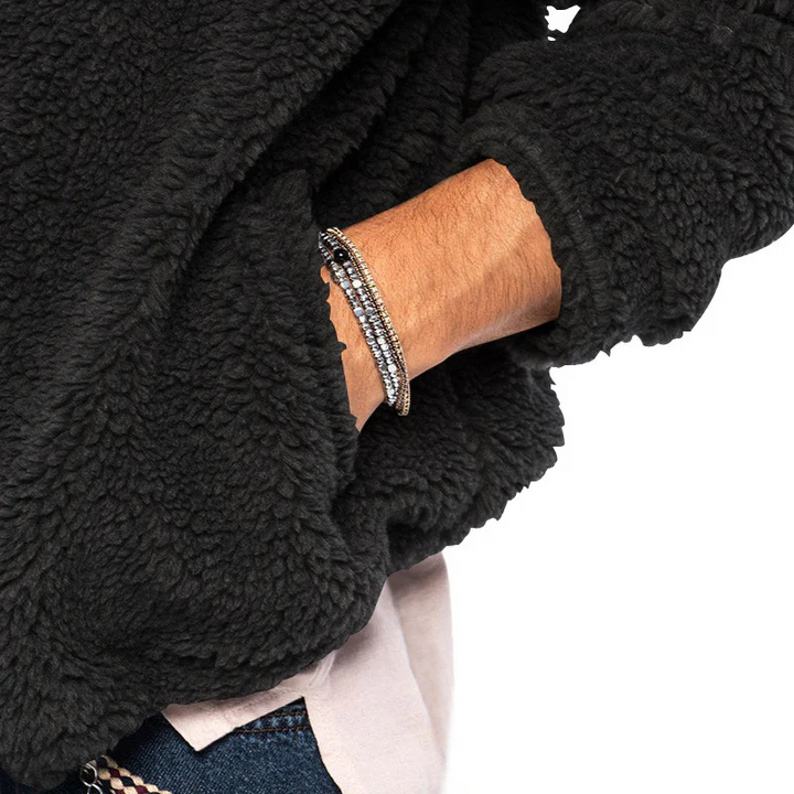 Finley Glacier Thermo-Shirt mit Reißverschluss für Herren – Warmer Kapuzenpullover mit weichem Futter