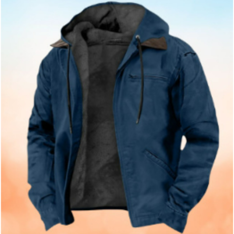 Veste d'hiver à capuche pour homme | Manches longues
