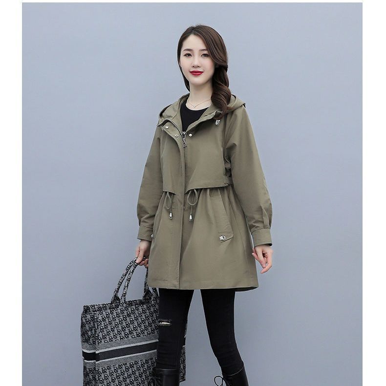 Sienna Parka Donna Casual με Κουκούλα – Ελαφρύ Μπουφάν με Ρυθμιζόμενη Μέση και Μοντέρνα Εφαρμογή
