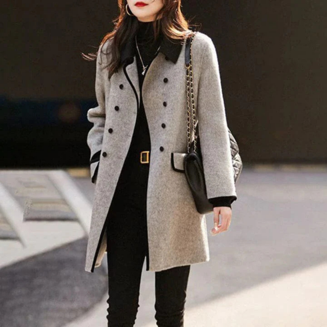 Winter Trench Coat For Women | Double-Breasted