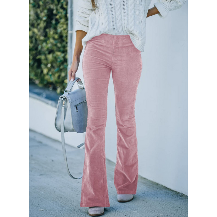 Jeans en velours côtelé pour femme | Taille haute