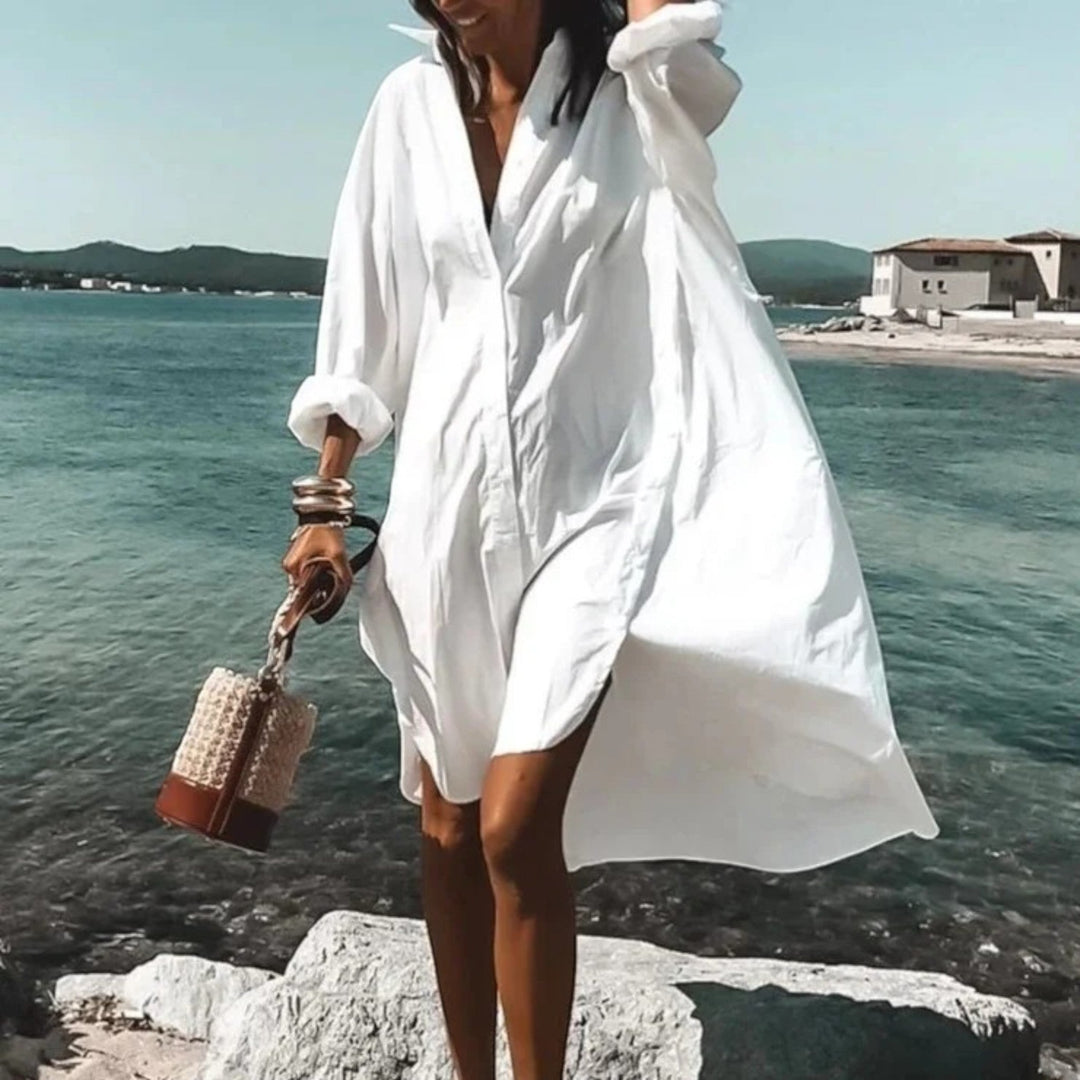 Yara | Vestito Camicia Oversize Casual da Donna