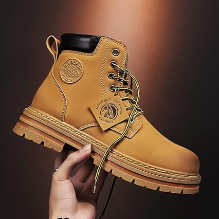 Leandro Zapatos Hombre Invierno – Botas Antideslizantes Impermeables con Soporte y Comodidad