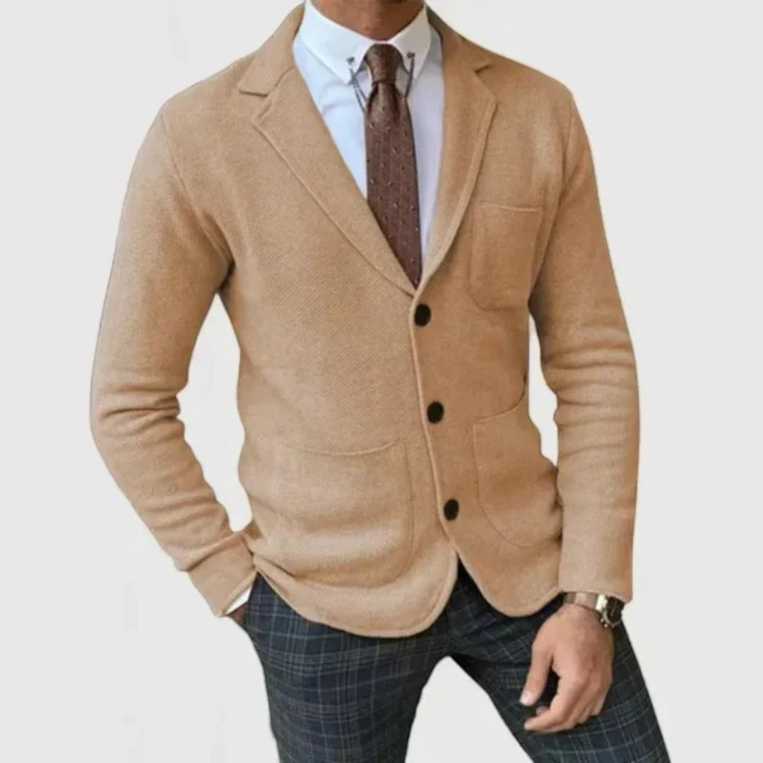 Axel | Blazer décontracté en maille pour homme | Léger