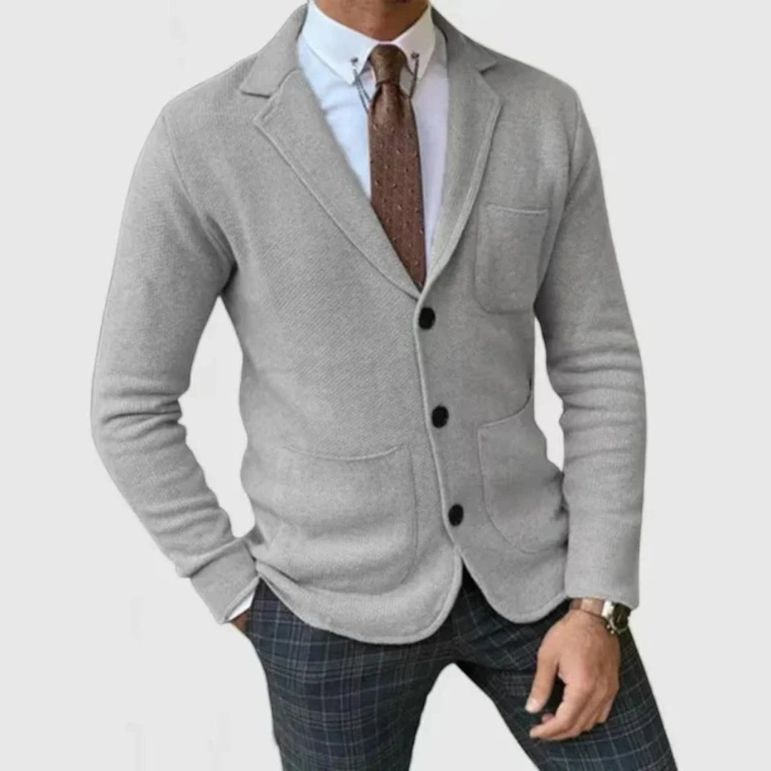 Axel | Blazer décontracté en maille pour homme | Léger