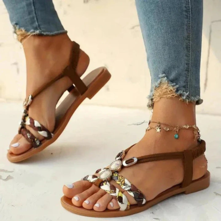 Yasmine | Bohém női szandál | Slingback