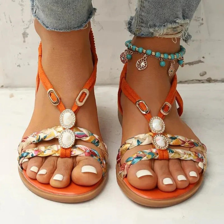 Yasmine | Bohém női szandál | Slingback