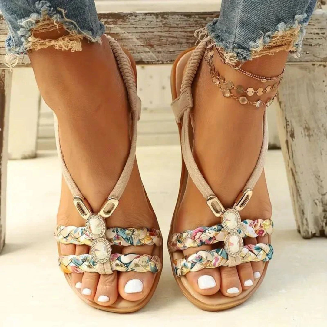 Yasmine | Bohém női szandál | Slingback