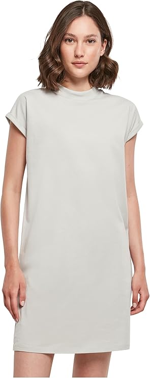Camiseta Vestido Ayla para Mujer – Hombros Caídos, Algodón Suave y Estilo Casual Moderno