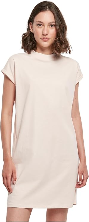 Camiseta Vestido Ayla para Mujer – Hombros Caídos, Algodón Suave y Estilo Casual Moderno