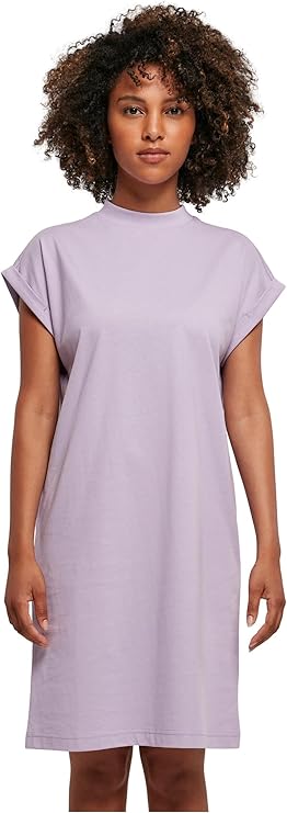 Camiseta Vestido Ayla para Mujer – Hombros Caídos, Algodón Suave y Estilo Casual Moderno