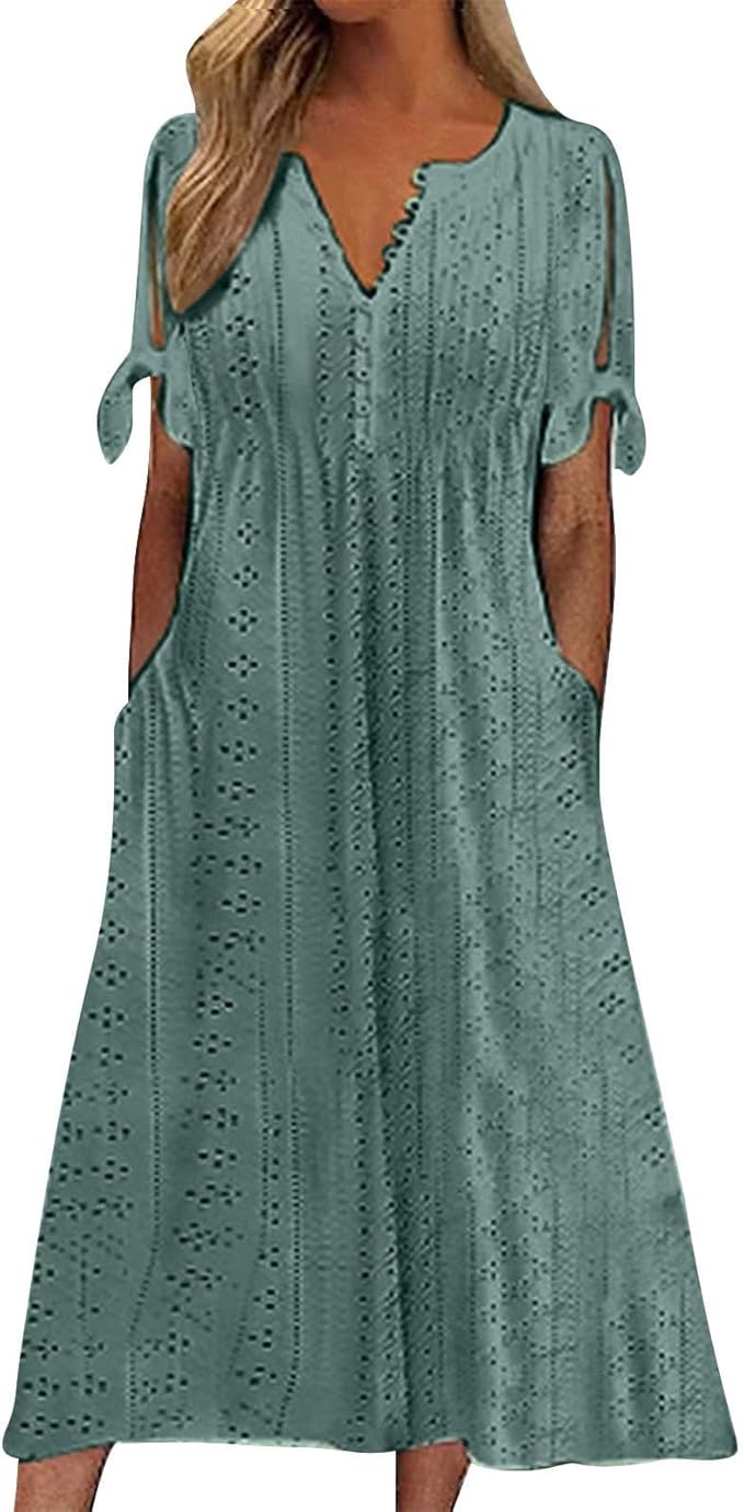 Vestido Boho Ruby para Mujer – Estilo Floral, Corte Fluido y Tejido Ligero de Verano